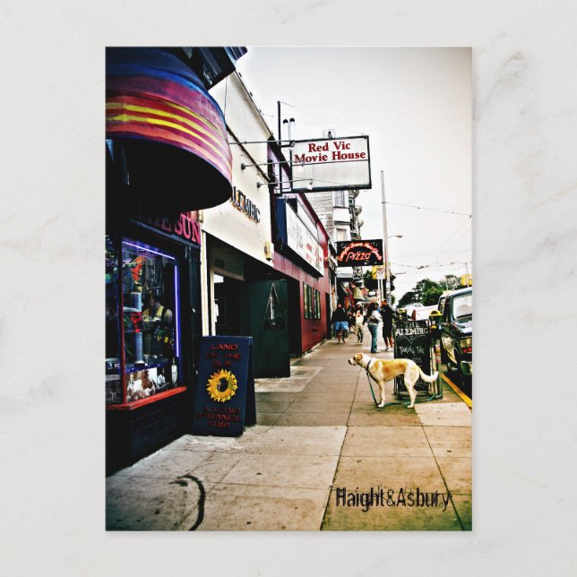 Haight&asbury Postkarte (Vorderseite)