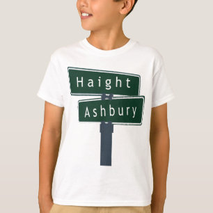 Haight Ashbury Klassiker-Straßenschild T-Shirt