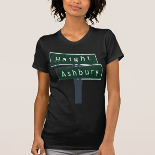 Haight Ashbury Klassiker-Straßenschild T-Shirt