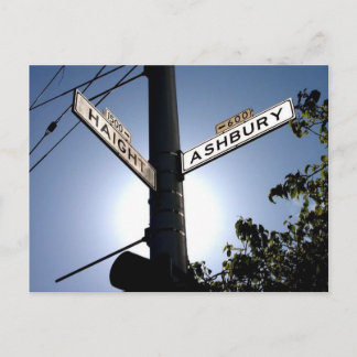 Haight & Ashbury Postcard Postkarte