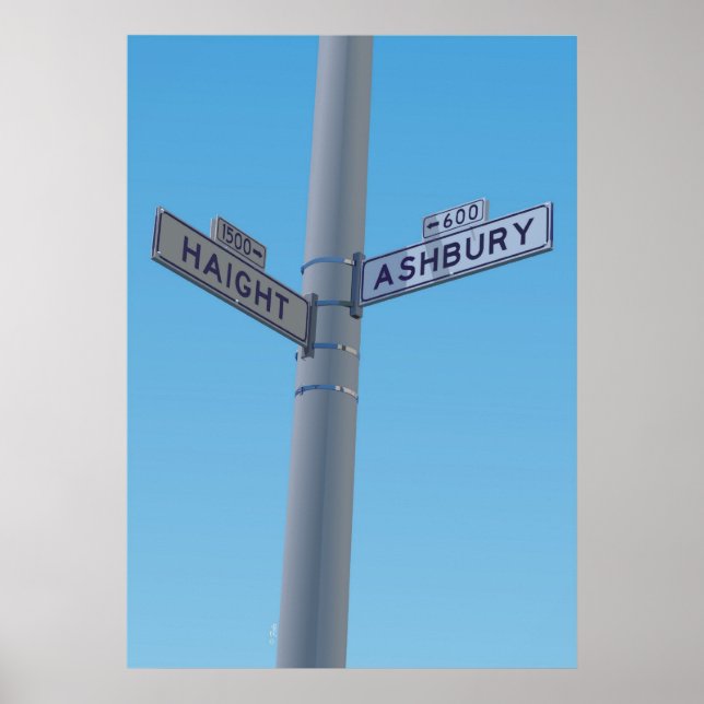 Haight - Ashbury Poster (Vorne)