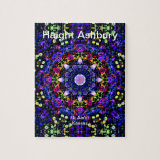 Haight Ashbury psychedelische Hippie-Mode-Kunst Puzzle