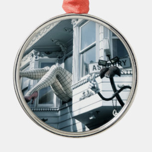 Haight-Ashbury Silbernes Ornament