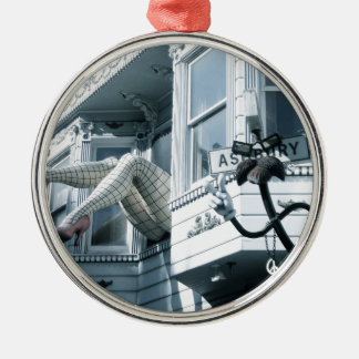 Haight-Ashbury Silbernes Ornament