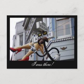Haight Ashbury Street Sign California Postkarte