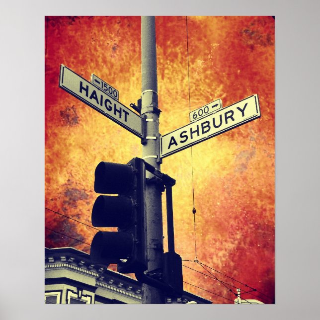 Haight und Ashbury Poster (Vorne)