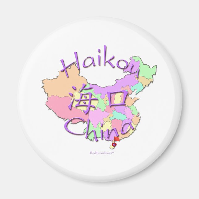 Haikou-China Magnet (Vorne)