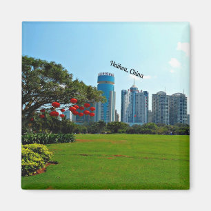 Haikou, China, Stadtbild Magnet