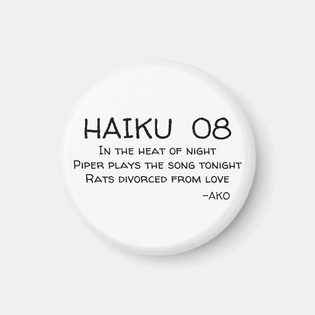 HAIKU 08 MAGNET (Vorne)