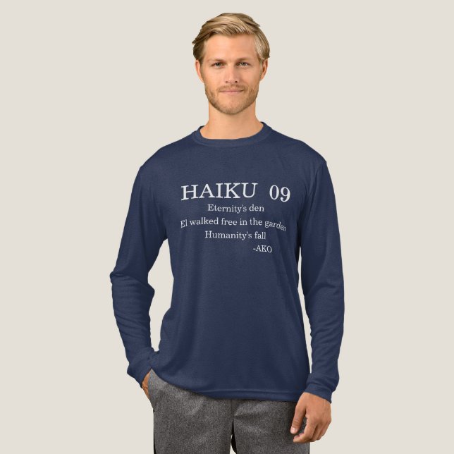 HAIKU 09 Tri-Blend SHIRT (Volle Vorderseite)