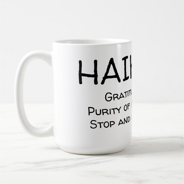 HAIKU 13 Tasse (Links)