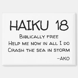 HAIKU 18 MAGNET