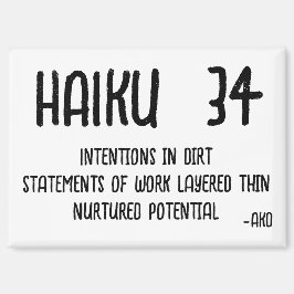 HAIKU 34 MAGNET