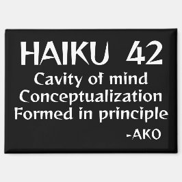 HAIKU 42 MAGNET