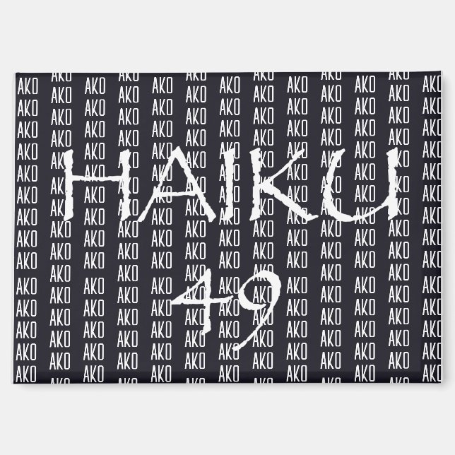 HAIKU 49 MAGNET (Vorderseite)