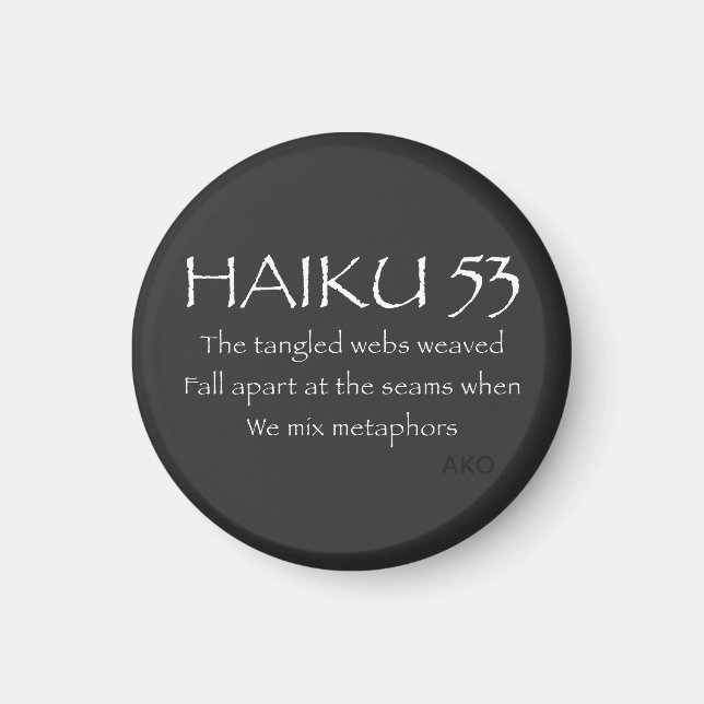 HAIKU 53 MAGNET (Vorne)