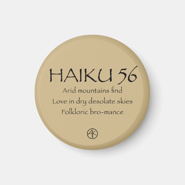 HAIKU 56 MAGNET (Vorne)