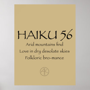 HAIKU 56 POSTER