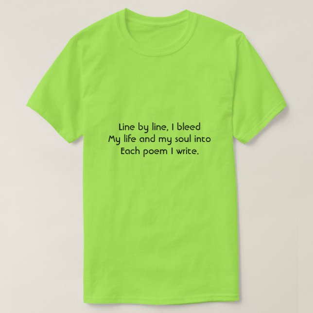 "Haiku 68" T - Shirt (Design vorne)
