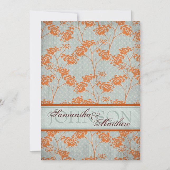 Haiku-Braut-Hochzeits-Einladungs-Karte Einladung (Vorderseite)