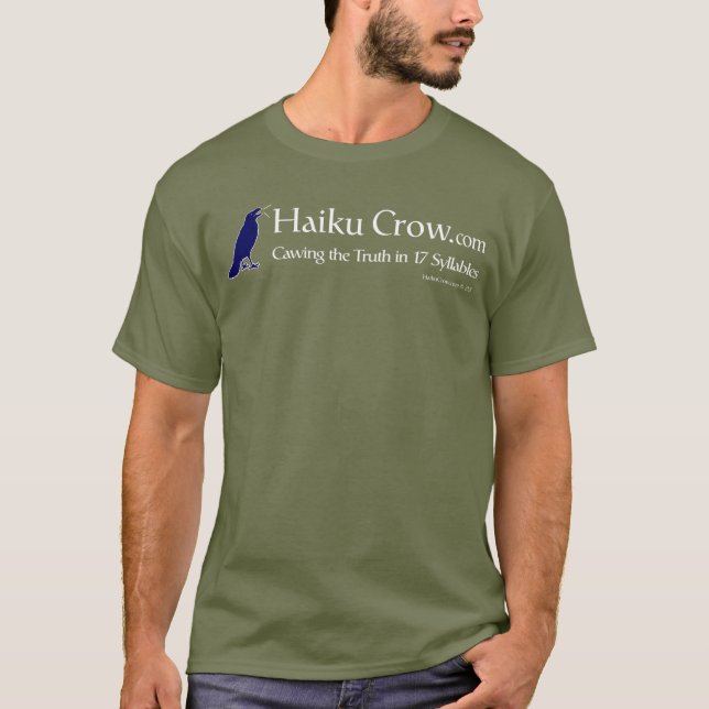 Haiku Crow T-Shirt (Vorderseite)