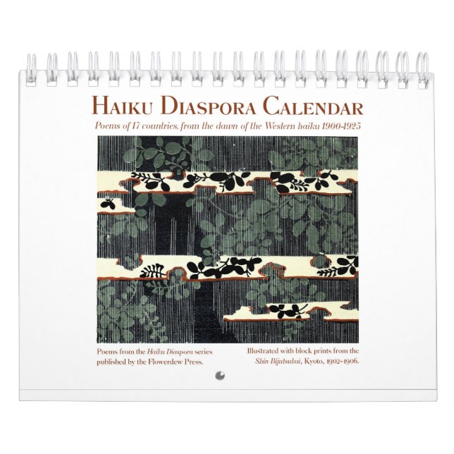 Haiku Diaspora-Kalender 2024 Kalender (Titelbild)