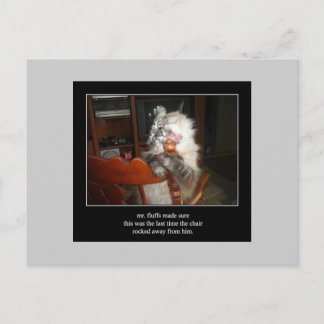 Haiku Katze 15 Postkarte