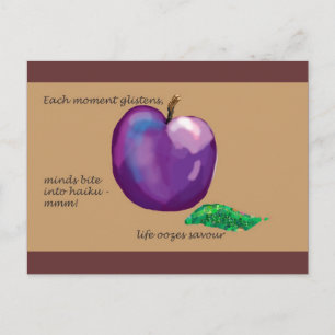 Haiku - Leben ist Poesie Postkarte