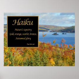 Haiku Nature's Tapestry Fotografy Poster