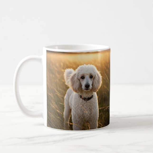 Haiku Poodle Solace Tasse (Links)