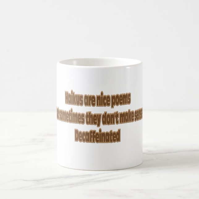 Haiku Spaß Tasse (Mittel)