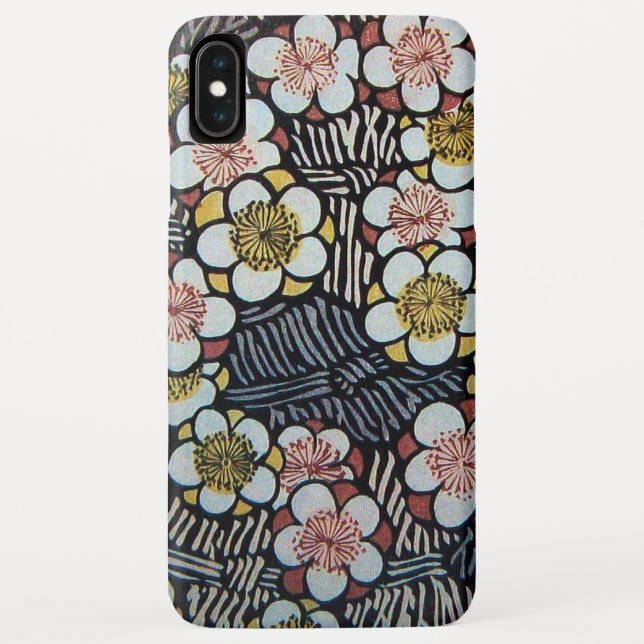HAIKU, WEISSE FRÜHSTÜCKSBLUMEN Antike japanische B Case-Mate iPhone Hülle (Rückseite)