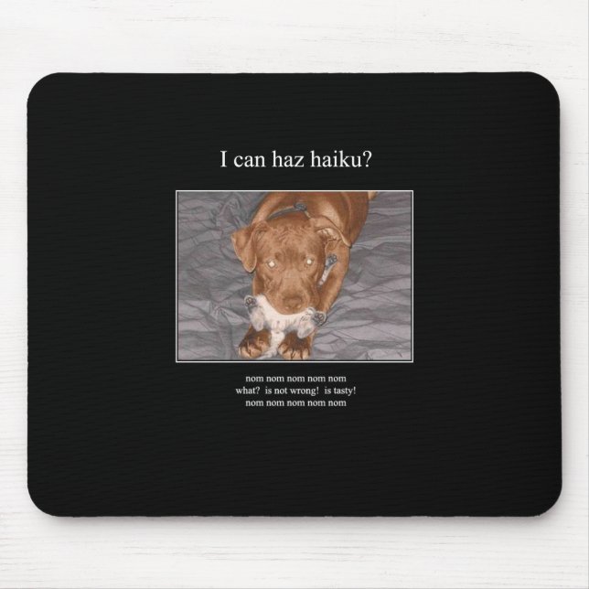 Haikukatze 6 mousepad (Vorne)
