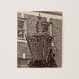 Hail a Taxi the Old Mohioned way - 8x10 - 110 pcs Puzzle