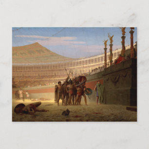 Hail Caesar Wir, die im Begriff sind, Sie Die Salu Postkarte