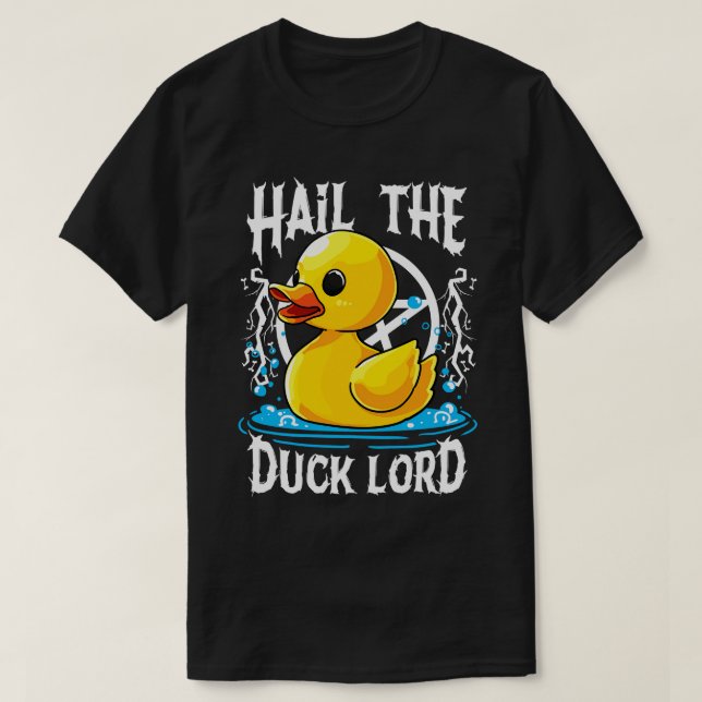 Hail Duck Lord Pun Meme Männer Frauen Funny Hallow T-Shirt (Design vorne)
