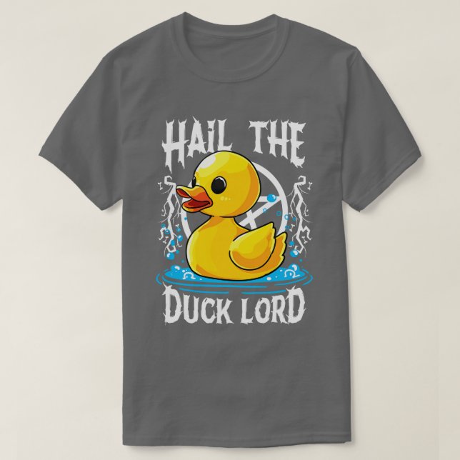 Hail Duck Lord Pun Meme Männer Frauen Funny Hallow T-Shirt (Design vorne)