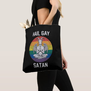 Hail Gay Satan Lustig Goth Gothic Ziege LGBTQ