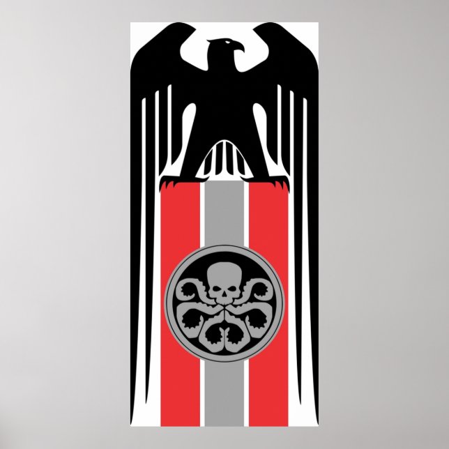 Hail Hydra Tapestry Poster (Vorne)
