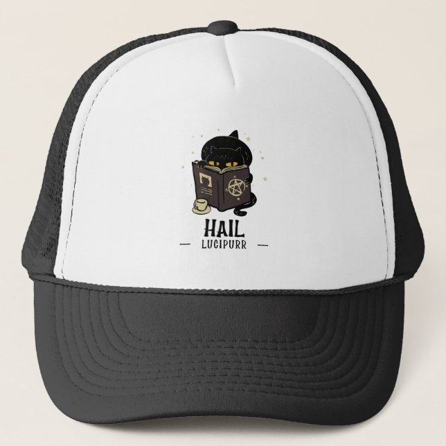 Hail Lucipurr Truckerkappe (Vorderseite)