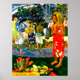 Hail Mary (Ia Orana Maria) (1891) von Paul Gauguin Poster