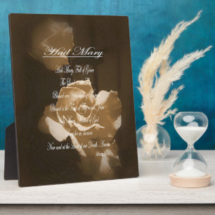 Hail Mary Prayer Fotoplatte