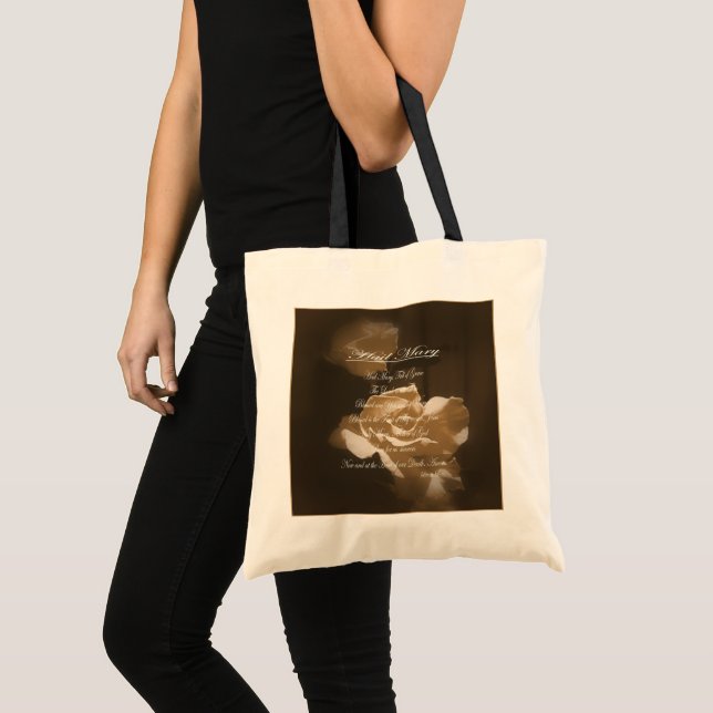 Hail Mary Prayer Tragetasche (Vorderseite (Produkt))