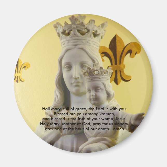 Hail Mary, voller Anmut Magnet (Vorne)
