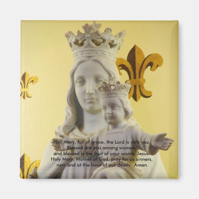 Hail Mary, voller Anmut Magnet (Vorne)