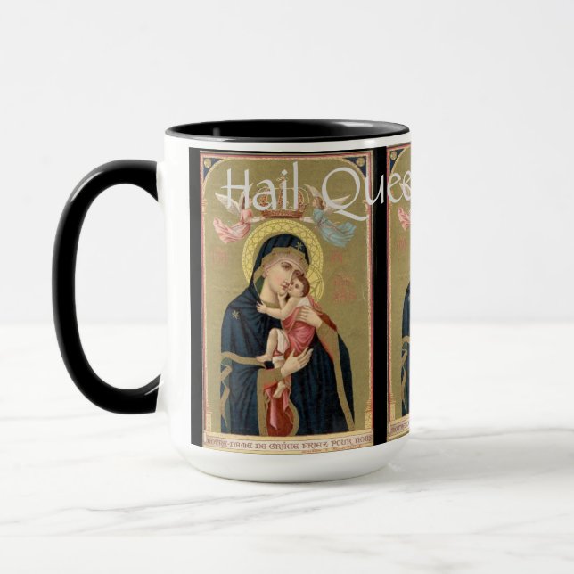 Hail Queen of Heaven, Gebet Tasse.  Tasse (Links)