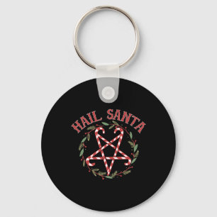 Hail Santa Christmas Krampus Kleidung Schlüsselanhänger