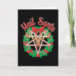 Hail Santa! Feiertagskarte<br><div class="desc">Hail Santa,  or Krampus,  or whoever's showing up for the Feast of St. Nicholas in this century.  (For those not in on the joke: http://en.wikipedia.org/wiki/Krampus)</div>
