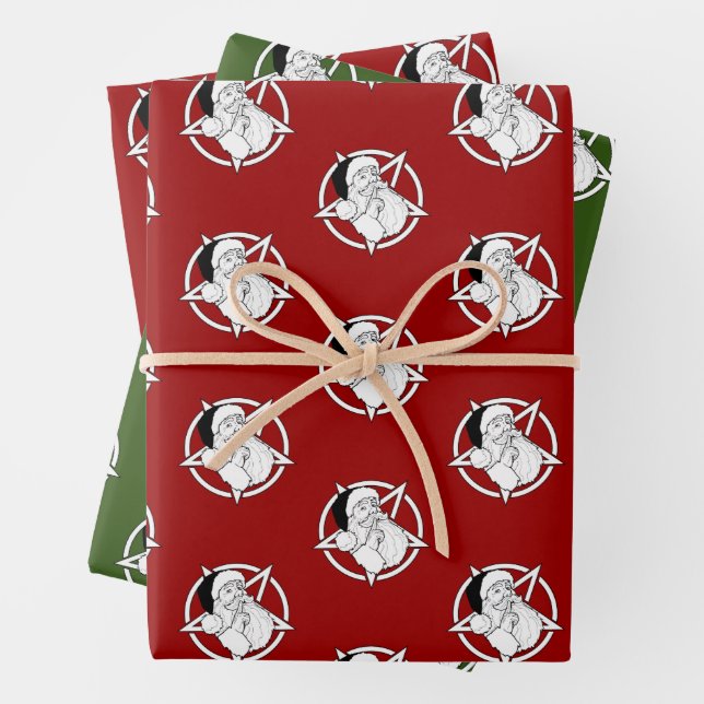 Hail Santa Geschenkpapier Set (Beispiel)