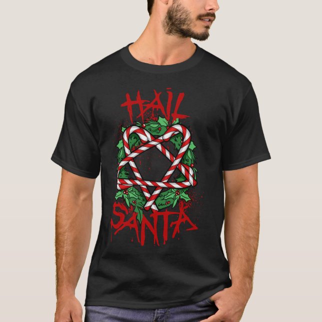 HAIL SANTA Klassischer T - Shirt (Vorderseite)